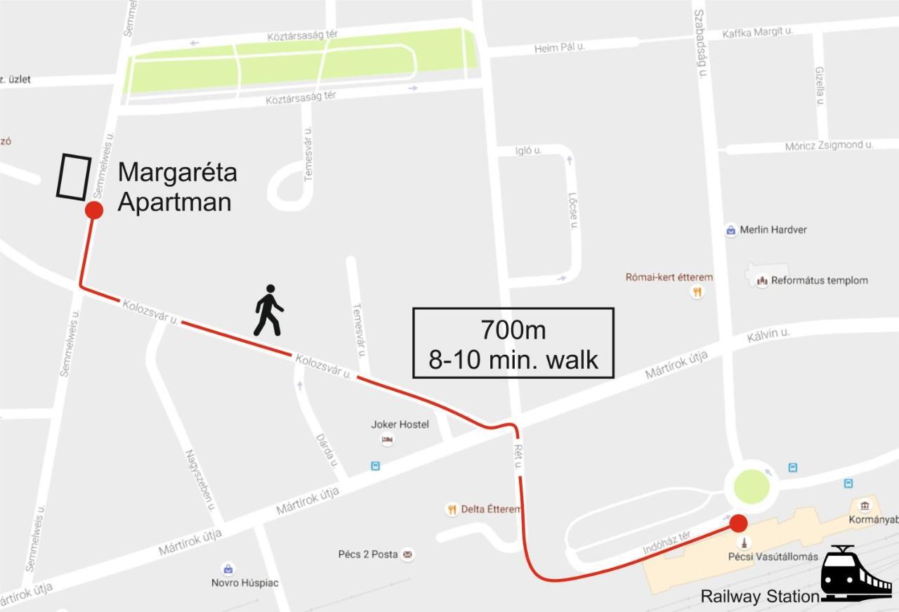 Margareta Apartman 페치 외부 사진